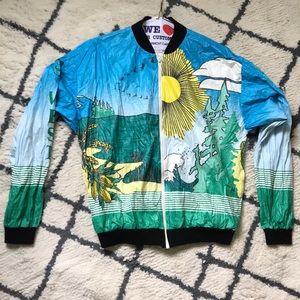 Vintage cool bicyclist jacket